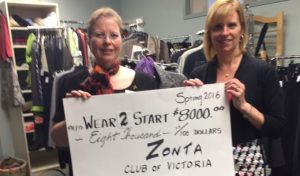 Zonta Club of Victoria donates $8,000