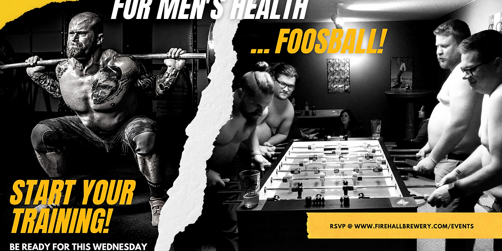 Foosball For Movember (Firehall Brewery)