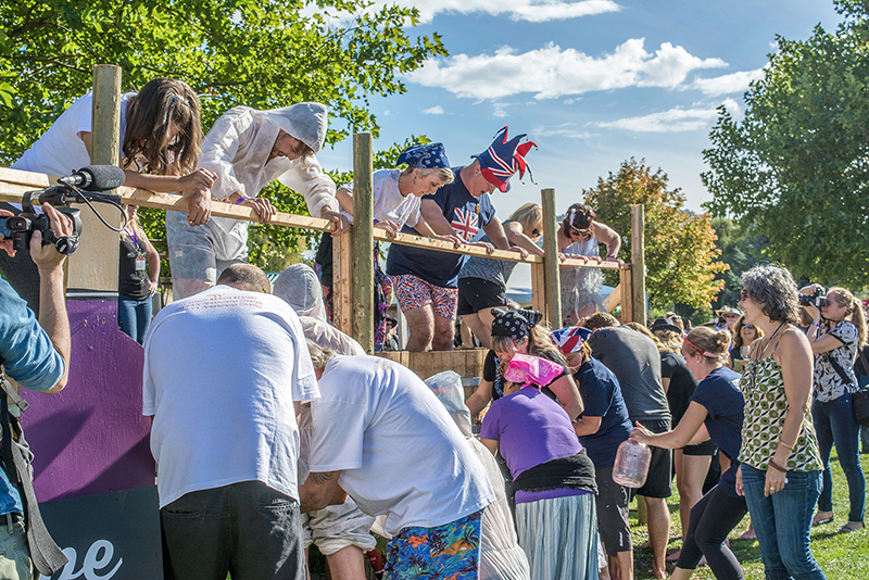 Grape Stomp Competition