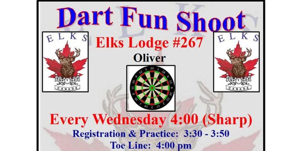 Dart Fun Shoot (Oliver Elks Lodge)