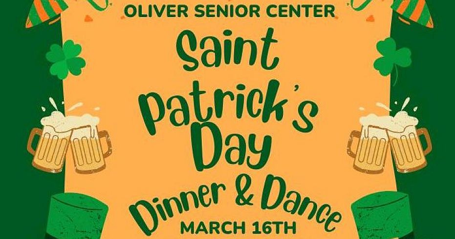 St. Patrick’s Day Dinner & Dance (Oliver Senior Centre)